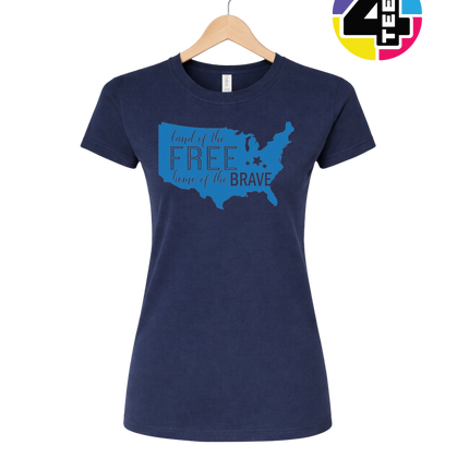 Land of the Free Home of the Brave Women's Tee