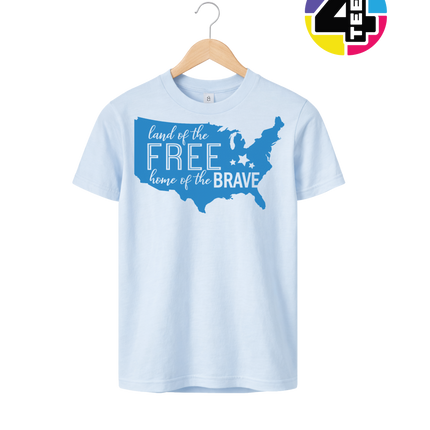 Land of the Free Home of the Brave Youth Tee