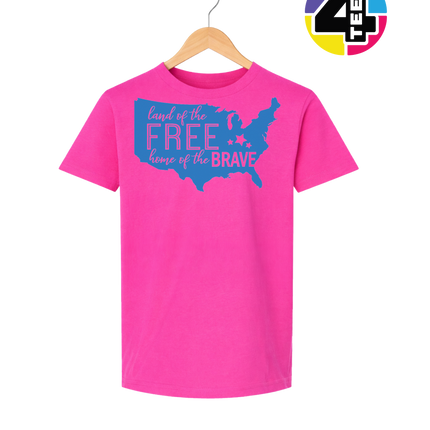 Land of the Free Home of the Brave Youth Tee