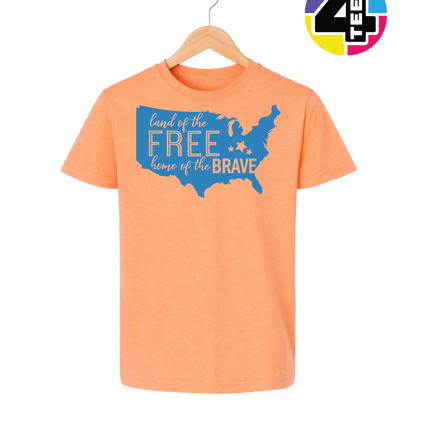 Land of the Free Home of the Brave Youth Tee