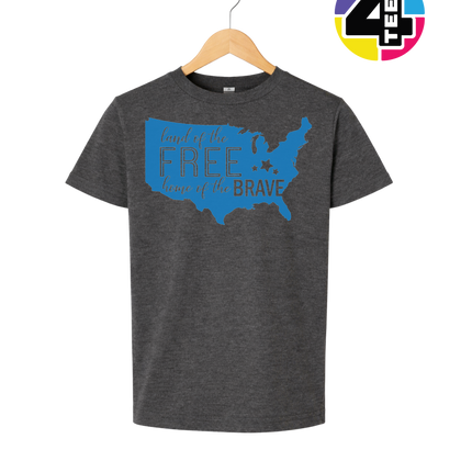 Land of the Free Home of the Brave Youth Tee