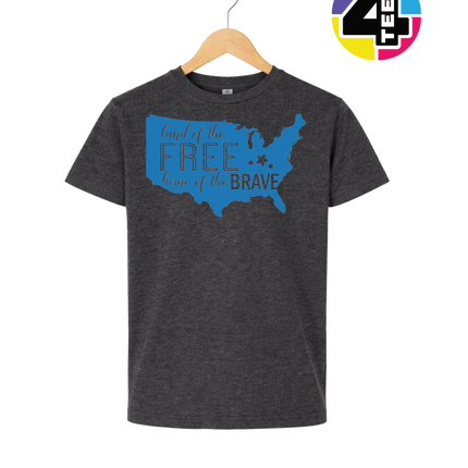 Land of the Free Home of the Brave Youth Tee