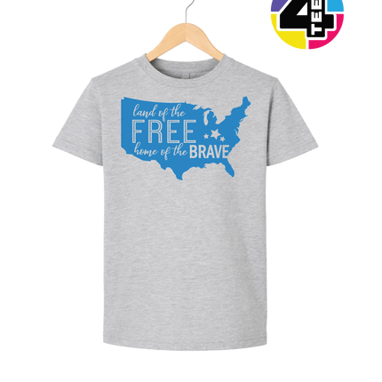 Land of the Free Home of the Brave Youth Tee
