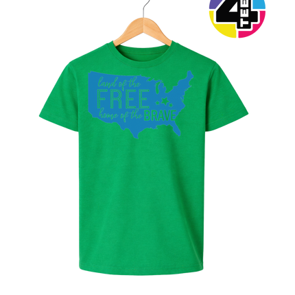 Land of the Free Home of the Brave Youth Tee