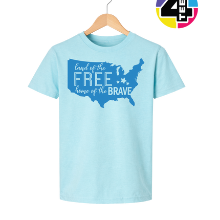 Land of the Free Home of the Brave Youth Tee
