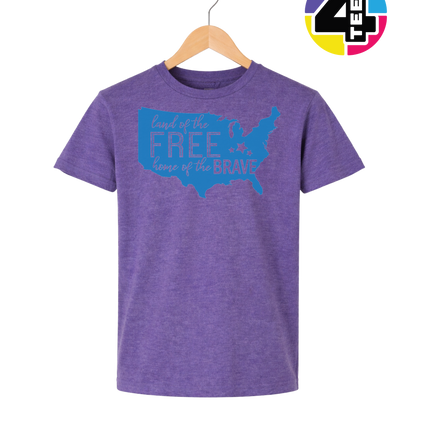 Land of the Free Home of the Brave Youth Tee