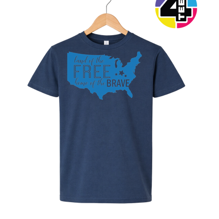 Land of the Free Home of the Brave Youth Tee