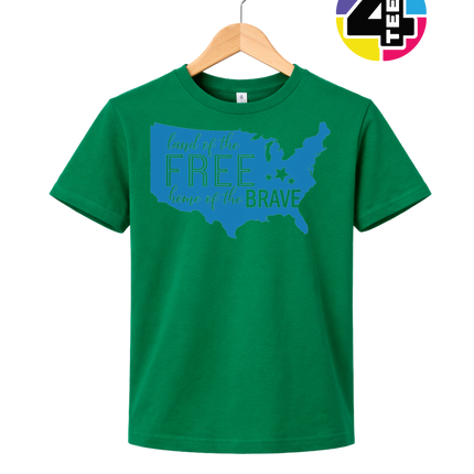 Land of the Free Home of the Brave Youth Tee