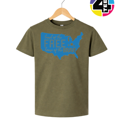 Land of the Free Home of the Brave Youth Tee