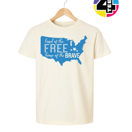 Land of the Free Home of the Brave Youth Tee