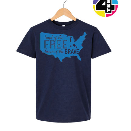 Land of the Free Home of the Brave Youth Tee