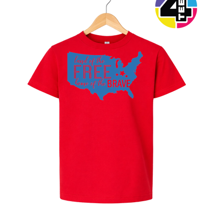 Land of the Free Home of the Brave Youth Tee