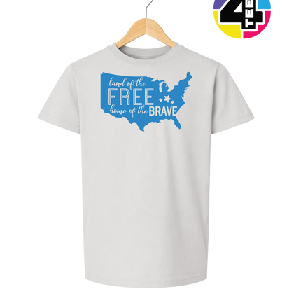 Land of the Free Home of the Brave Youth Tee