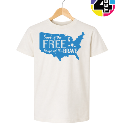 Land of the Free Home of the Brave Youth Tee