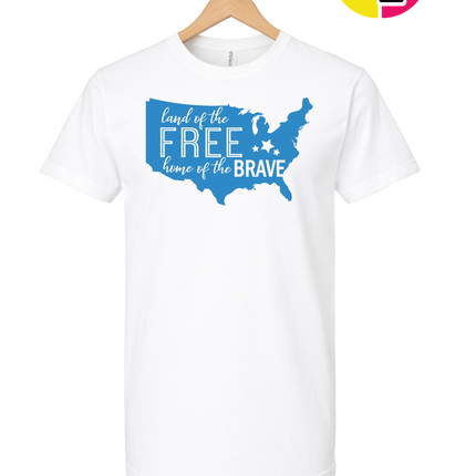 Land of the Free Home of the Brave Tee
