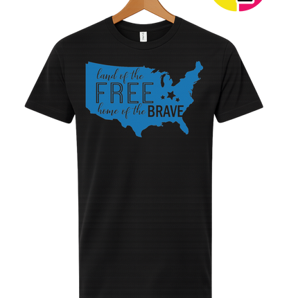 Land of the Free Home of the Brave Tee