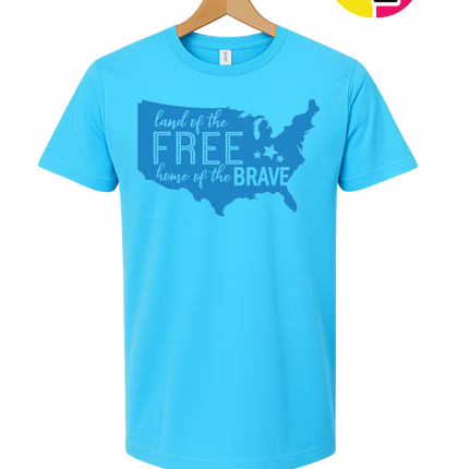 Land of the Free Home of the Brave Tee