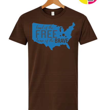Land of the Free Home of the Brave Tee