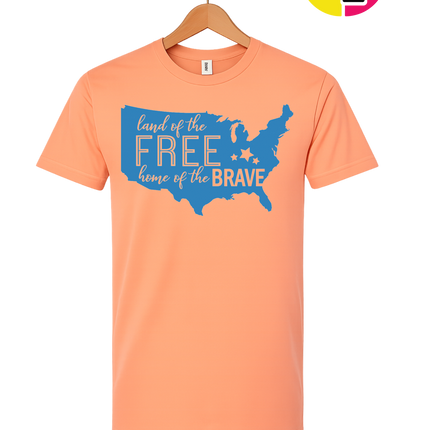 Land of the Free Home of the Brave Tee