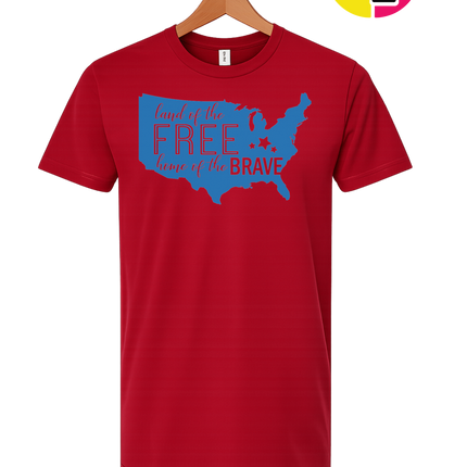 Land of the Free Home of the Brave Tee