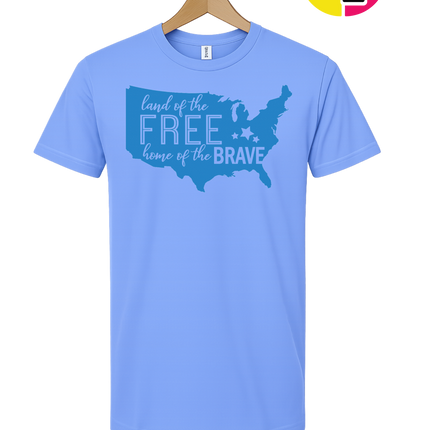 Land of the Free Home of the Brave Tee