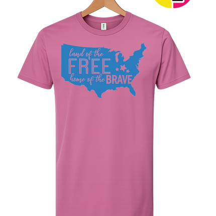 Land of the Free Home of the Brave Tee