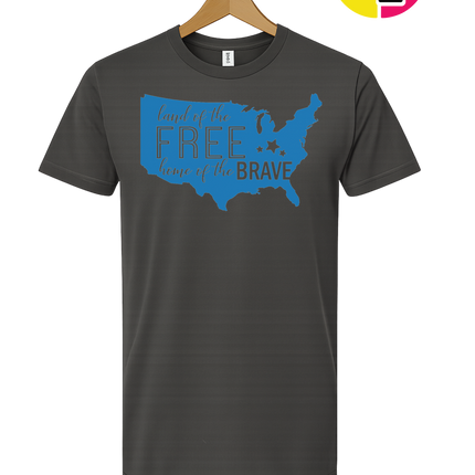 Land of the Free Home of the Brave Tee