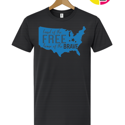 Land of the Free Home of the Brave Tee