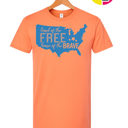 Land of the Free Home of the Brave Tee