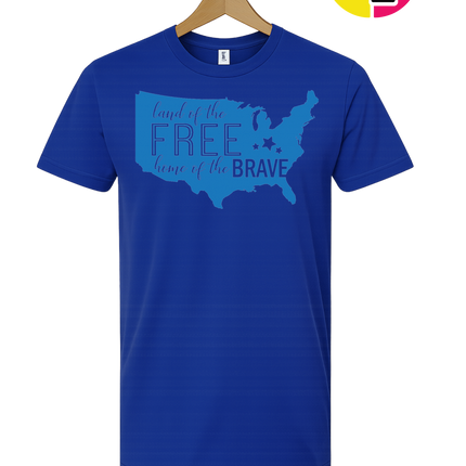 Land of the Free Home of the Brave Tee