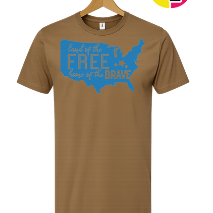 Land of the Free Home of the Brave Tee