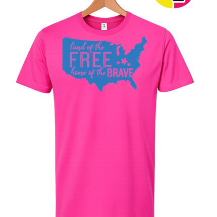 Land of the Free Home of the Brave Tee