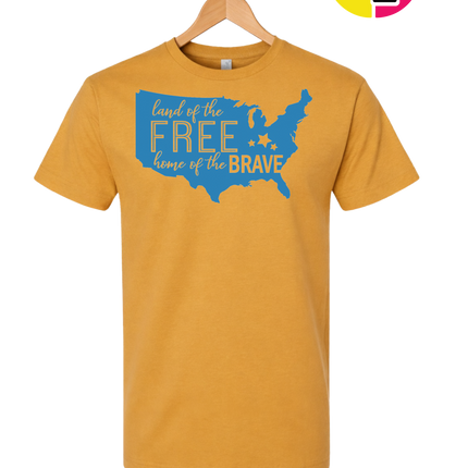Land of the Free Home of the Brave Tee