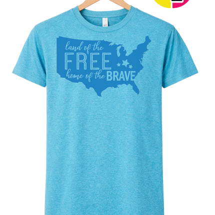 Land of the Free Home of the Brave Tee