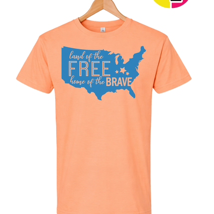 Land of the Free Home of the Brave Tee