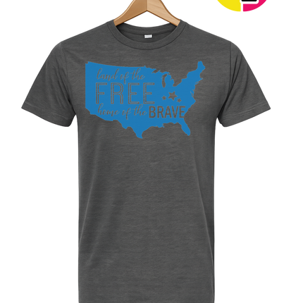 Land of the Free Home of the Brave Tee