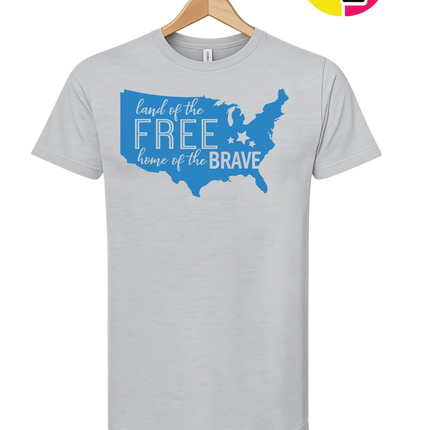 Land of the Free Home of the Brave Tee