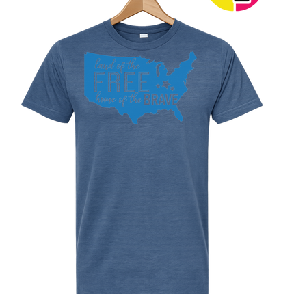 Land of the Free Home of the Brave Tee