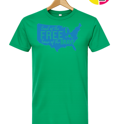 Land of the Free Home of the Brave Tee