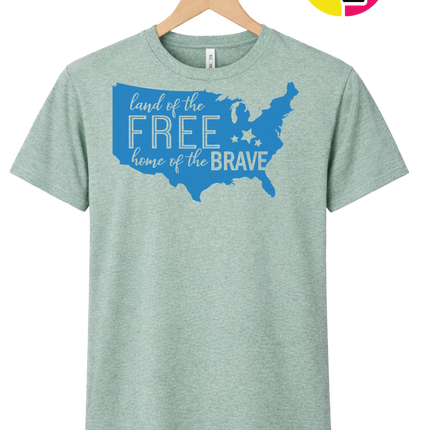 Land of the Free Home of the Brave Tee