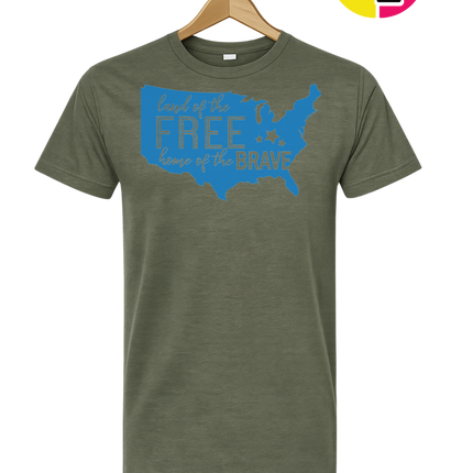 Land of the Free Home of the Brave Tee