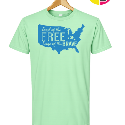 Land of the Free Home of the Brave Tee