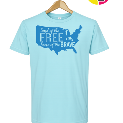 Land of the Free Home of the Brave Tee