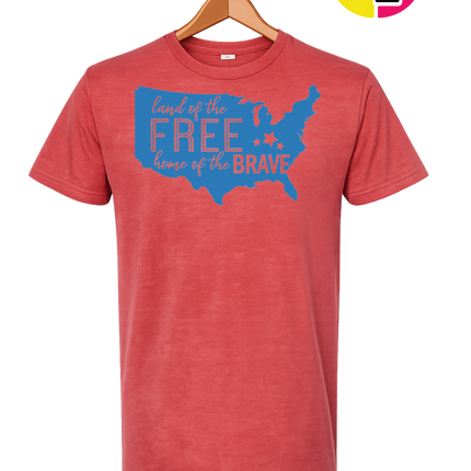 Land of the Free Home of the Brave Tee