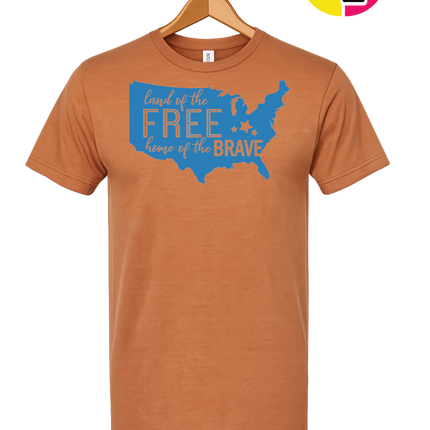 Land of the Free Home of the Brave Tee