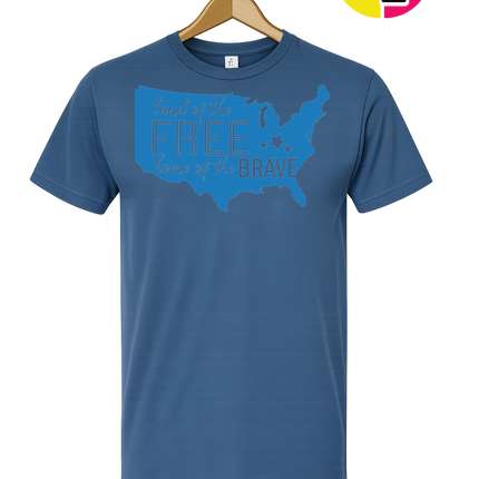 Land of the Free Home of the Brave Tee