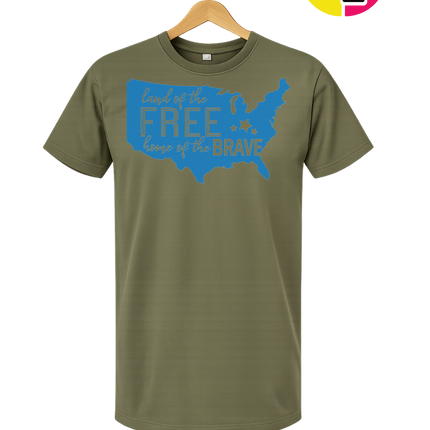 Land of the Free Home of the Brave Tee