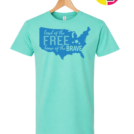 Land of the Free Home of the Brave Tee