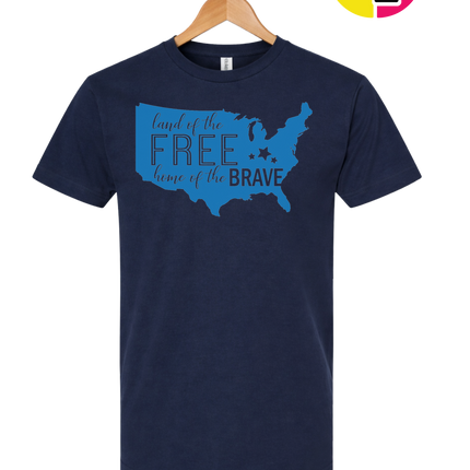 Land of the Free Home of the Brave Tee