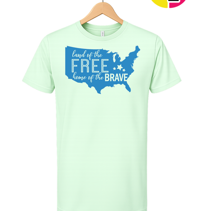 Land of the Free Home of the Brave Tee